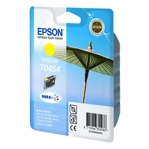 Epson T0454 inktcartridge geel (origineel) C13T04544010 022510 - 1