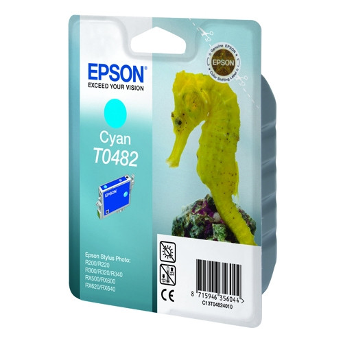 Epson T0482 inktcartridge cyaan (origineel) 022550 Epson T0482 inktcartridge cyaan (origineel) 022550 - 1