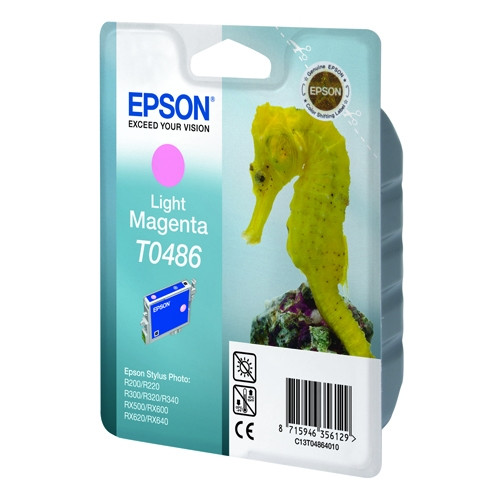 Epson T0486 inktcartridge licht magenta (origineel) 022630 Epson T0486 inktcartridge licht magenta (origineel) 022630 - 1