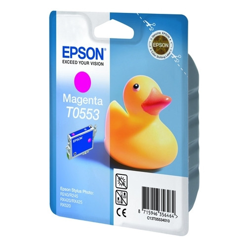 Epson T0553 inktcartridge magenta (origineel) C13T05534010 022880 - 1
