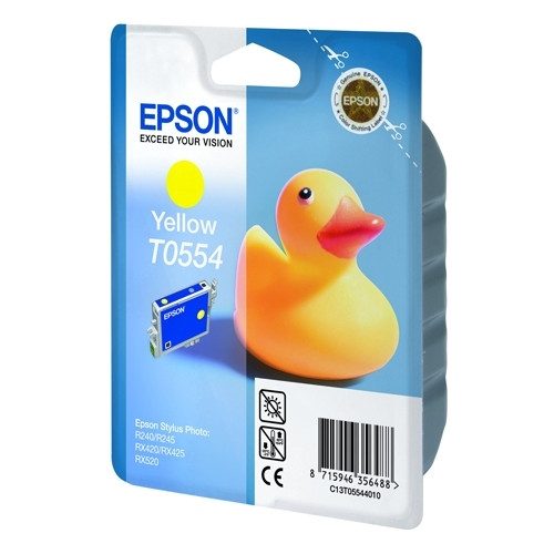 Epson T0554 inktcartridge geel (origineel) 022890 Epson T0554 inktcartridge geel (origineel) 022890 - 1