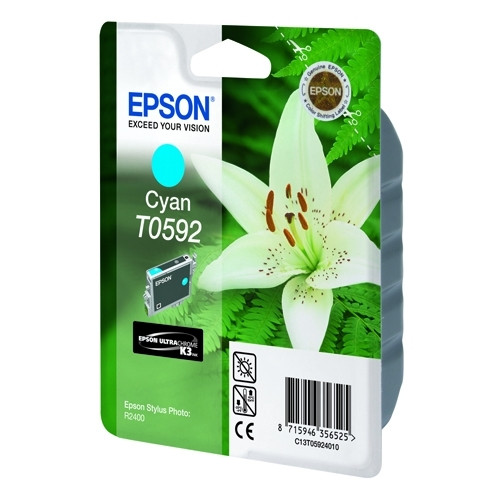 Epson T0592 inktcartridge cyaan (origineel) C13T05924010 022955 - 1