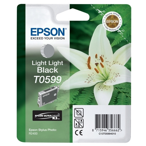 Epson T0599 inktcartridge licht licht zwart (origineel) C13T05994010 022990 - 1