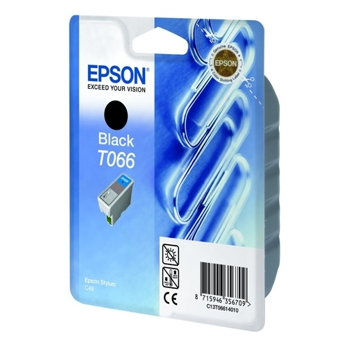Epson T066 inktcartridge zwart (origineel) C13T06614010 023025 - 1
