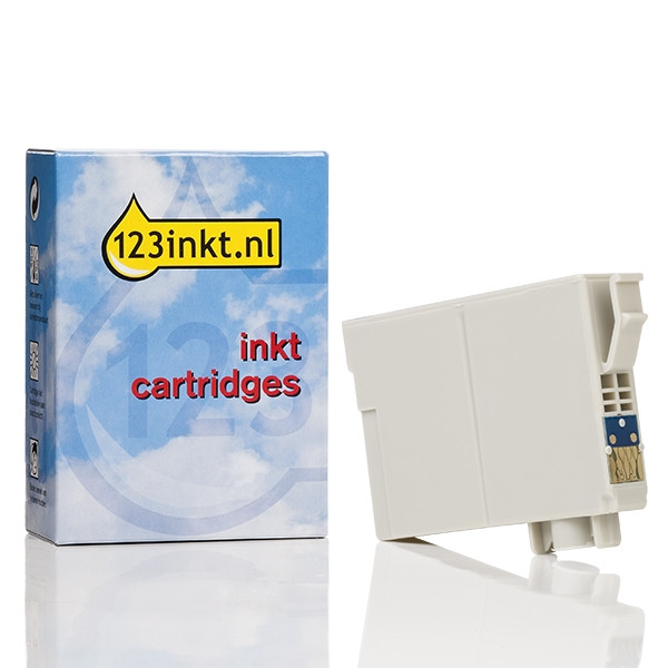 Epson T0711 inktcartridge zwart (123inkt huismerk) C13T07114011C C13T07114012C 023048 - 1