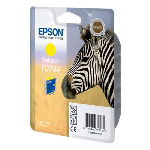 Epson T0744 inktcartridge geel (origineel) C13T07444010 026156 - 1