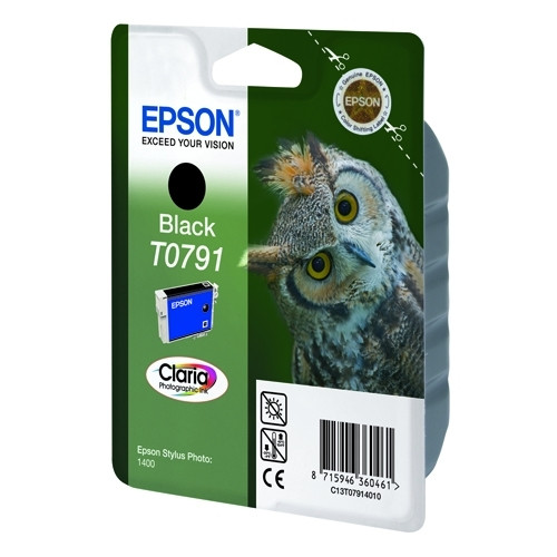 Epson T0791 inktcartridge zwart (origineel) C13T07914010 902472 - 1