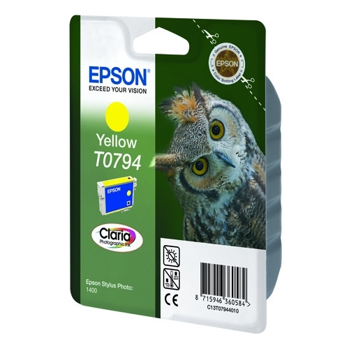 Epson T0794 inktcartridge geel (origineel) C13T07944010 023140 - 1