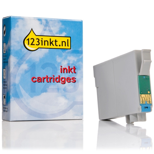 Epson T0795 inktcartridge licht cyaan (123inkt huismerk) C13T07954010C 023155 - 1