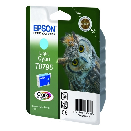 Epson T0795 inktcartridge licht cyaan (origineel) 902629 - 1