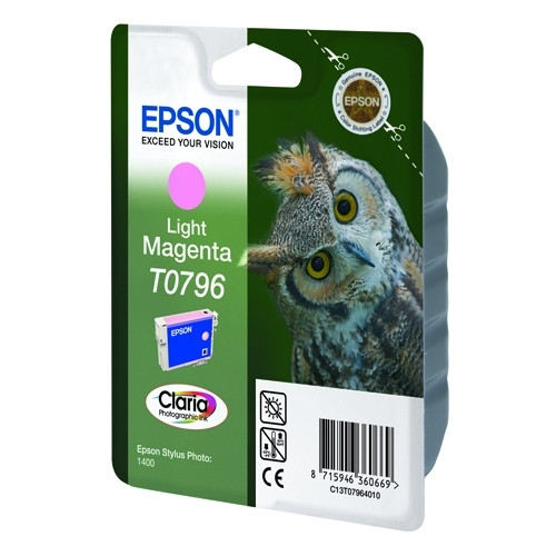 Epson T0796 inktcartridge licht magenta (origineel) C13T07964010 023160 - 1