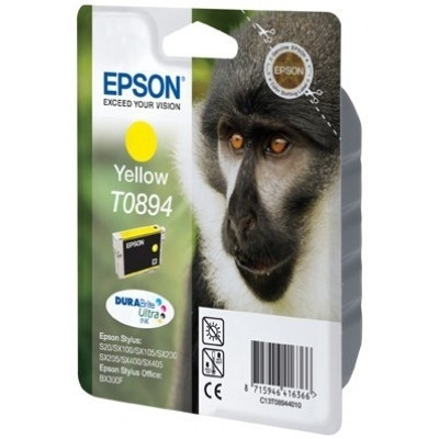 Epson T0894 inktcartridge geel lage capaciteit (origineel) C13T08944011 C13T08944012 901991 - 1