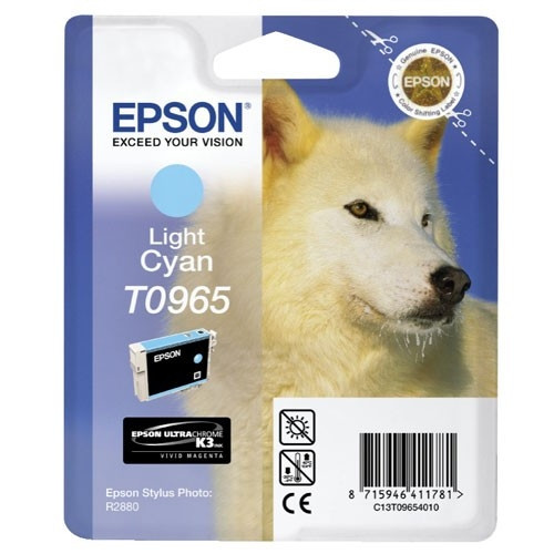 Epson T0965 inktcartridge licht cyaan (origineel) C13T09654010 023334 - 1