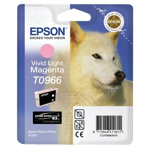 Epson T0966 inktcartridge vivid licht magenta (origineel) C13T09664010 023336 - 1