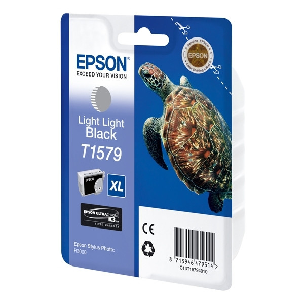 Epson T1579 inktcartridge licht licht zwart (origineel) C13T15794010 903475 - 1