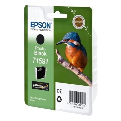 Epson T1591 inktcartridge foto zwart (origineel) C13T15914010 902008 - 1