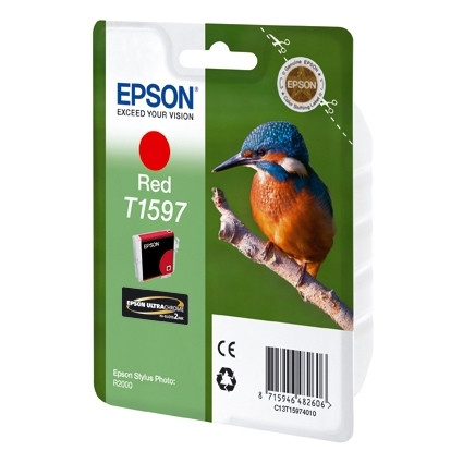 Epson T1597 inktcartridge rood (origineel) C13T15974010 026394 - 1