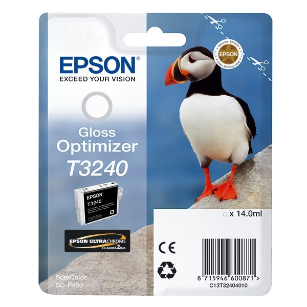 Epson T3240 inktcartridge glansafwerking (origineel) C13T32404010 026932 - 1