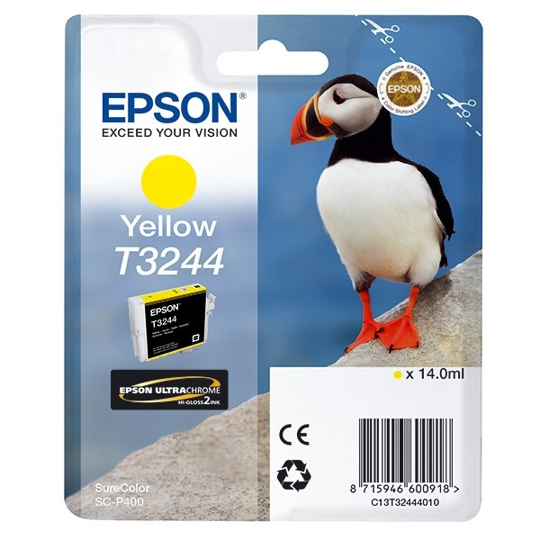 Epson T3244 inktcartridge geel (origineel) C13T32444010 026940 - 1