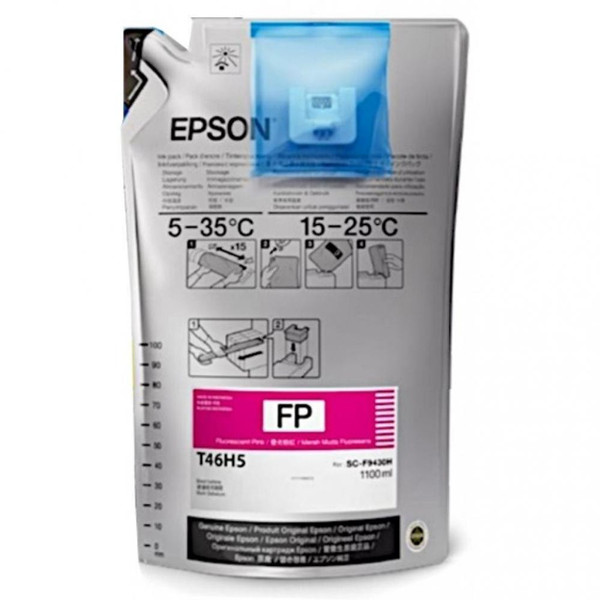 Epson T46D540 inktcartridge fluoriserend roze (origineel) C13T46D540 083476 - 1