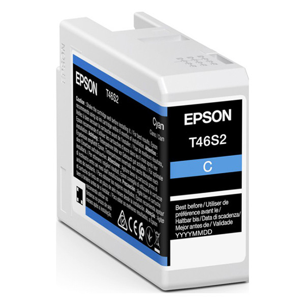 Epson T46S2 inktcartridge cyaan (origineel) C13T46S200 083492 - 1