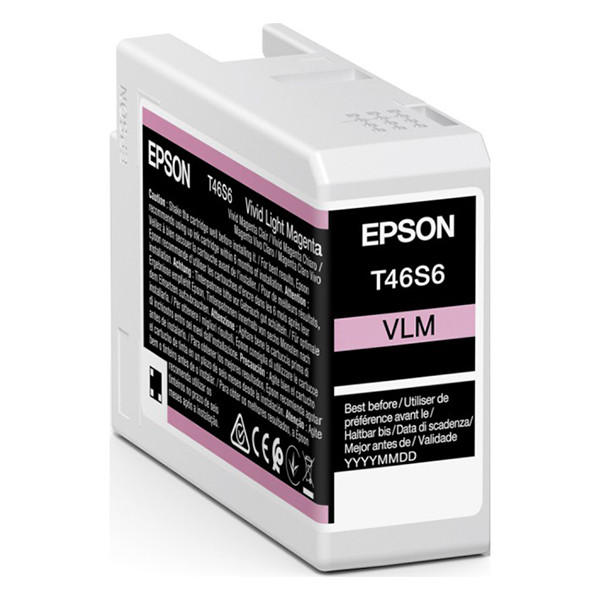 Epson T46S6 inktcartridge licht magenta (origineel) C13T46S600 083500 - 1