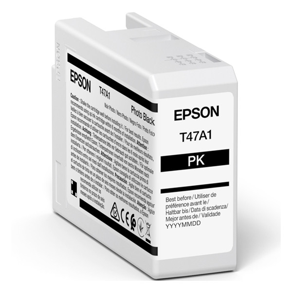 Epson T47A1 inktcartridge foto zwart (origineel) C13T47A100 083510 - 1