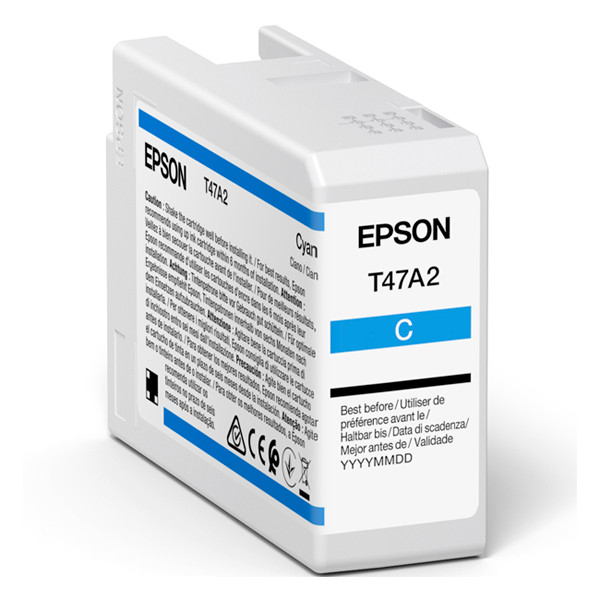 Epson T47A2 inktcartridge cyaan (origineel) C13T47A200 083512 - 1