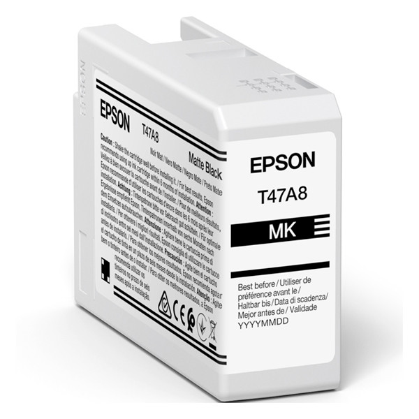 Epson T47A8 inktcartridge mat zwart (origineel) C13T47A800 083508 - 1