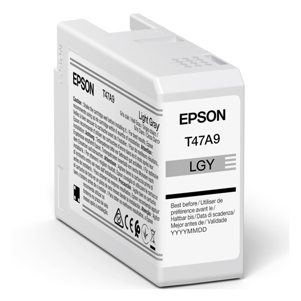 Epson T47A9 inktcartridge licht grijs (origineel) C13T47A900 083524 - 1