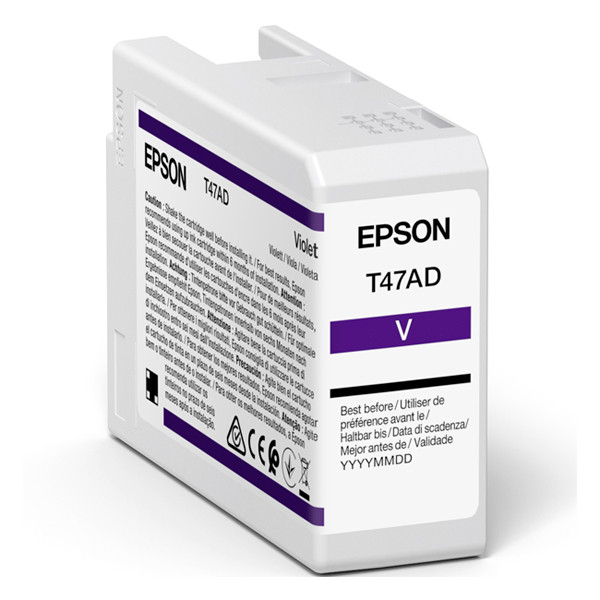 Epson T47AD inktcartridge violet (origineel) C13T47AD00 083526 - 1