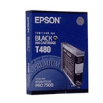Epson T480 inktcartridge zwart (origineel) C13T480011 025300 - 1
