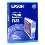 Epson T483 inktcartridge cyaan (origineel) C13T483011 025330 - 1