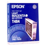 Epson T484 inktcartridge licht magenta (origineel) C13T484011 025340 - 1