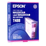 Epson T488 inktcartridge licht magenta / magenta (origineel) C13T488011 025440 - 1