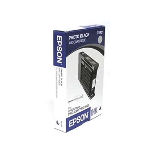 Epson T5431 inktcartridge foto zwart (origineel) C13T543100 025460 - 1