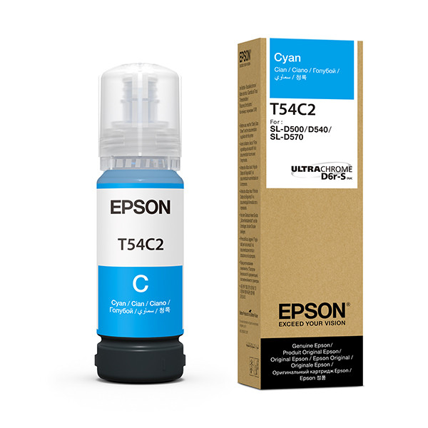 Epson T54C2 inktfles cyaan (origineel) 083666 - 1