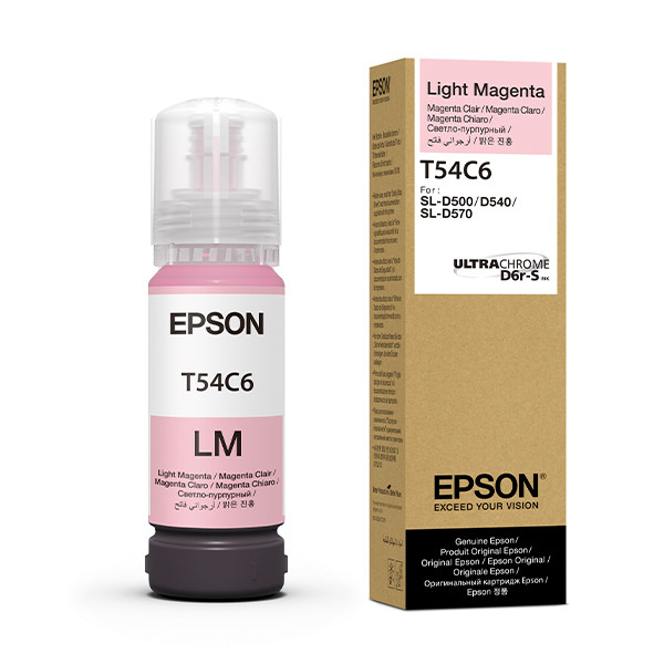 Epson T54C6 inktfles licht magenta (origineel) 083674 - 1