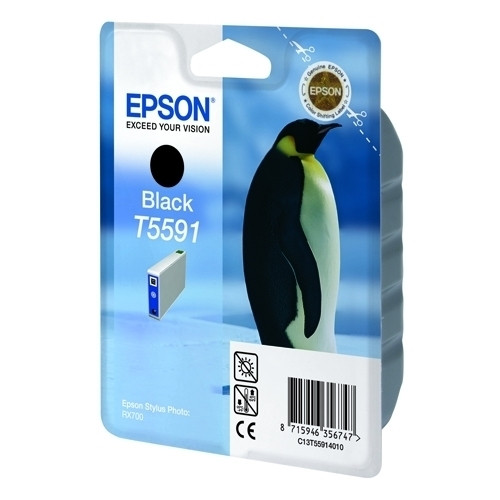 Epson T5591 inktcartridge zwart (origineel) C13T55914010 022920 - 1
