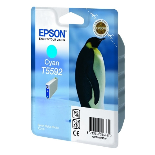 Epson T5592 inktcartridge cyaan (origineel) C13T55924010 022925 - 1