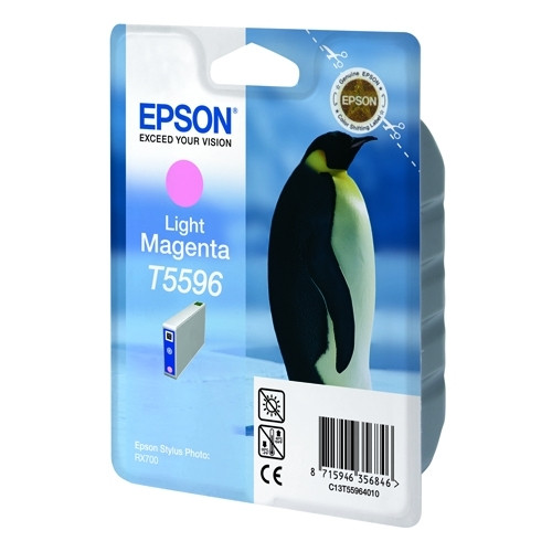 Epson T5596 inktcartridge licht magenta (origineel) C13T55964010 022945 - 1