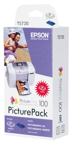 Epson T5730 inktcartridge + fotopapier (origineel) C13T573040 022995 - 1