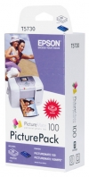 Epson T5730 inktcartridge + fotopapier (origineel) C13T573040 022995