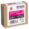 Epson T580A inktcartridge vivid magenta (origineel) 904376