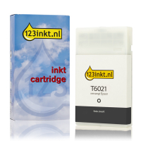 Epson T6021 inktcartridge foto zwart standaard capaciteit (123inkt huismerk) C13T602100C 026019