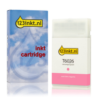 Epson T6026 inktcartridge vivid licht magenta standaard capaciteit (123inkt huismerk)