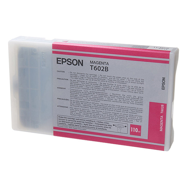 Epson T602B inktcartridge magenta standaard capaciteit (origineel) C13T602B00 026114 - 1