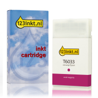 Epson T6033 inktcartridge vivid magenta hoge capaciteit (123inkt huismerk)