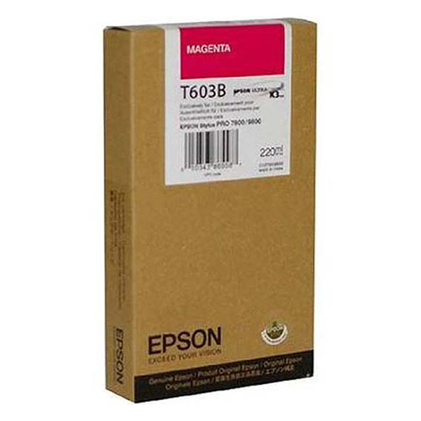 Epson T603B inktcartridge magenta hoge capaciteit (origineel) C13T603B00 026118 - 1