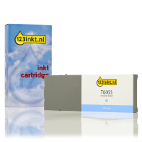 Epson T6055 inktcartridge licht cyaan standaard capaciteit (123inkt huismerk) C13T605500C 026059